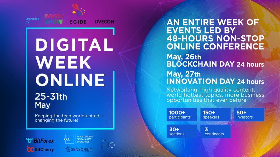 26-27 мая состоится онлайн-конференция Digital Week Online