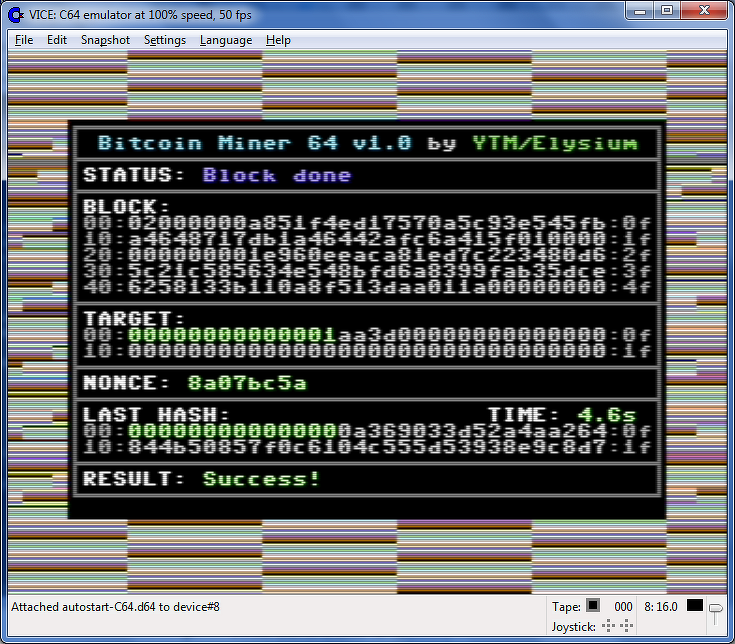 Разработчик написал код для майнинга BTC на Commodore 64 - Біты СМІ