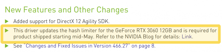 Nvidia обновила драйвер для видеокарт RTX 3060 с защитой от майнеров ETH - 比特媒体