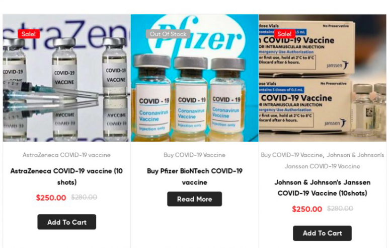 Coinfirm: преступники продают в даркнете краденые вакцины от COVID-19 за криптовалюты - Біты СМІ