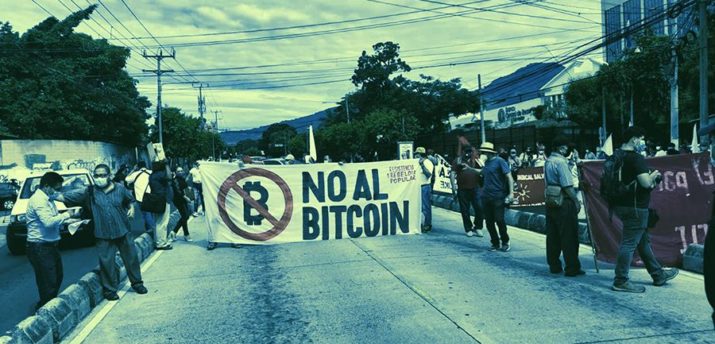 Граждане Сальвадора протестуют против принятия BTC как средства платежа - Bits Media